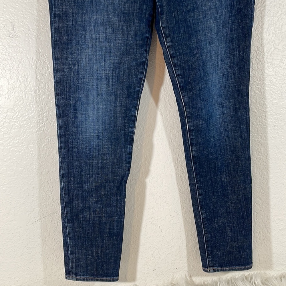 GAP 360 True Skinny Dark Indigo Wash Denim Jeans With Pockets Size 30 Regular - Picture 3 of 10